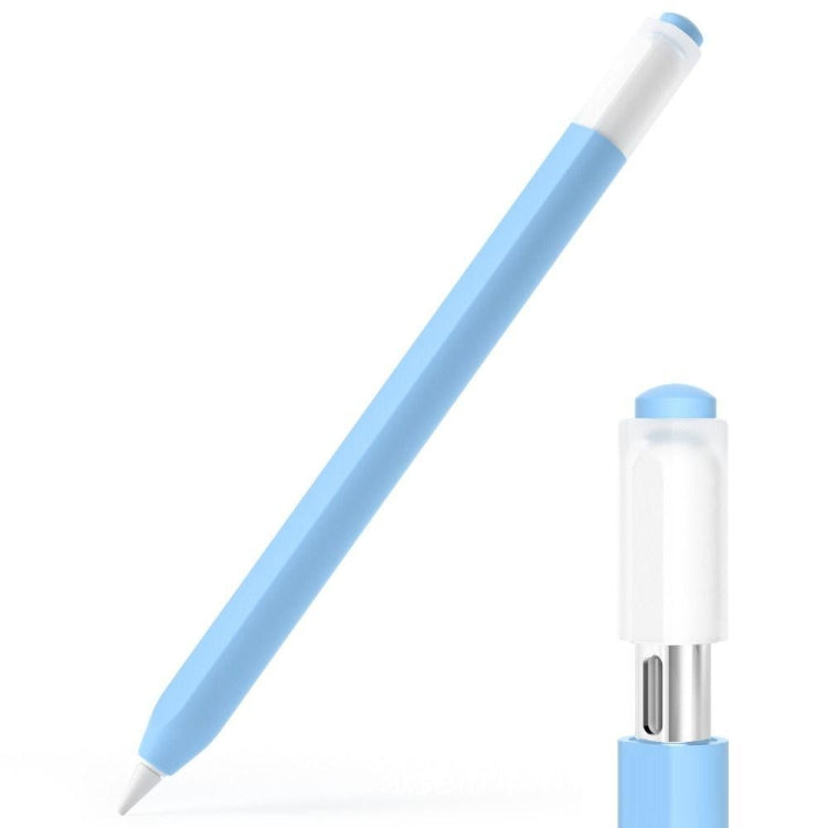 For Apple Pencil (USB-C) Jelly Silicone Stylus Pen Protective Cover(Sky Blue) - Pencil Accessories by PMC Jewellery | Online Shopping South Africa | PMC Jewellery | Buy Now Pay Later Mobicred