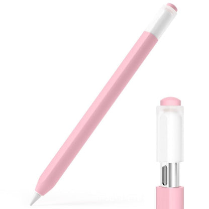 For Apple Pencil (USB-C) Jelly Silicone Stylus Pen Protective Cover(Pink) - Pencil Accessories by PMC Jewellery | Online Shopping South Africa | PMC Jewellery | Buy Now Pay Later Mobicred