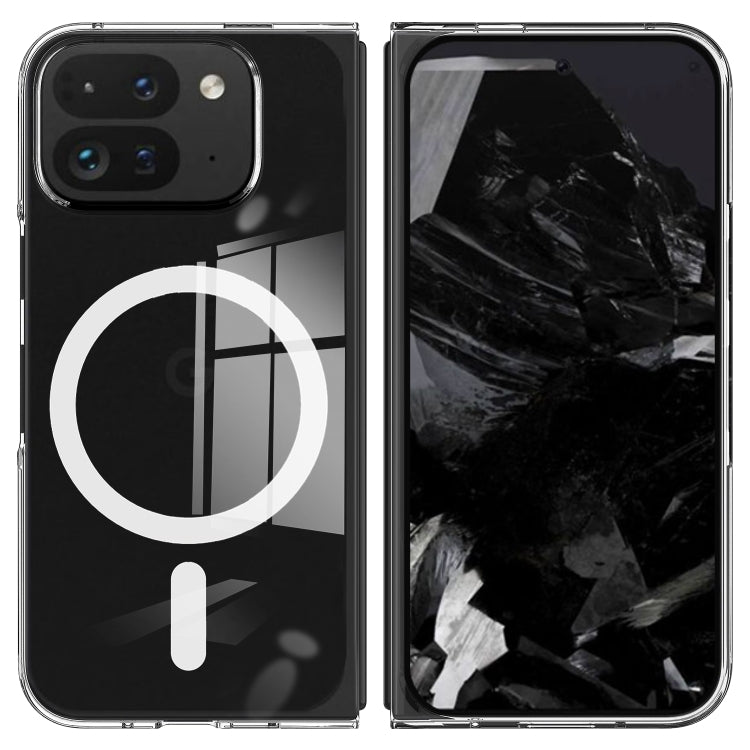 For Google Pixel 9 Pro Fold Scratchproof PC Transparent MagSafe Phone Case - Google Cases by PMC TechLife | Online Shopping South Africa | PMC TechLife | Buy Now Pay Later Mobicred