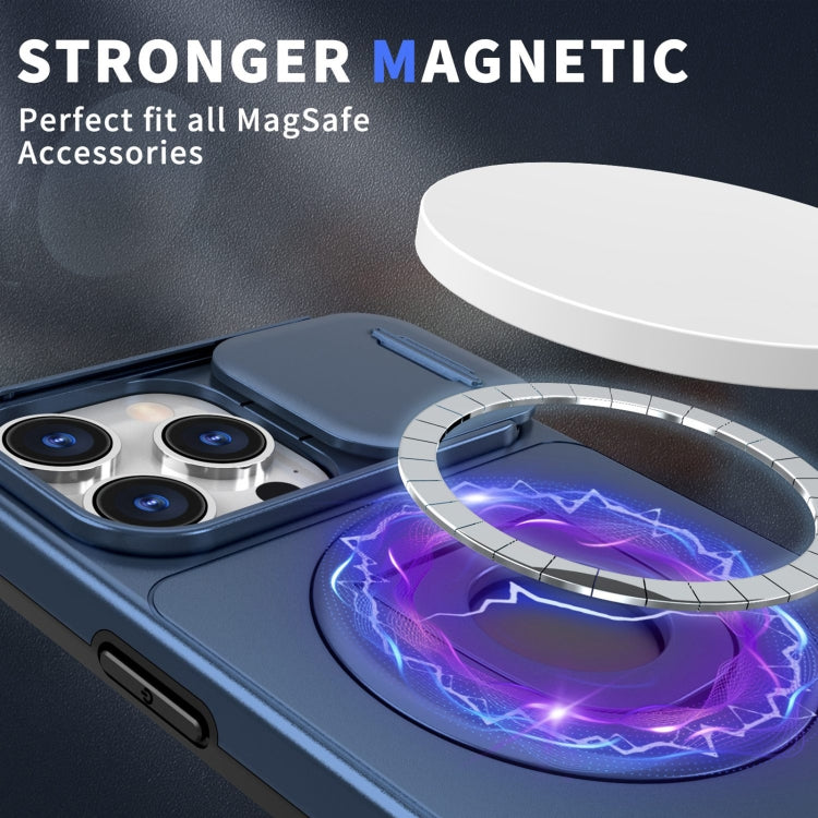 For iPhone 13 Camshield MagSafe Ring Holder Armor Phone Case(Blue) - free shipping - PMC TechLife - Order now!