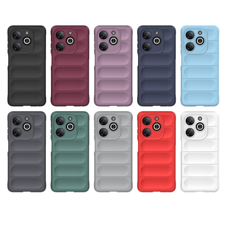 For Infinix Smart 8 Magic Shield TPU + Flannel Phone Case(Purple) - Infinix Cases by PMC TechLife | Online Shopping South Africa | PMC TechLife | Buy Now Pay Later Mobicred