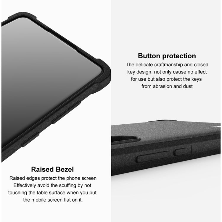 For Honor Magic6 Pro 5G imak Shockproof Airbag TPU Phone Case(Matte Black) - Honor Cases by imak | Online Shopping South Africa | PMC Jewellery