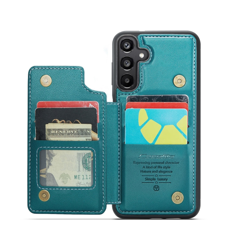 For Samsung Galaxy A15 CaseMe C22 Litchi Texture RFID Anti-theft Leather Phone Case(Green) - Galaxy Phone Cases by CaseMe | Online Shopping South Africa | PMC Jewellery | Buy Now Pay Later Mobicred