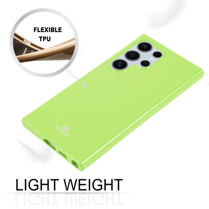 For Samsung Galaxy S24 Ultra 5G GOOSPERY PEARL JELLY Shockproof TPU Phone Case(Fluorescent Green) - Galaxy S24 Ultra 5G Cases by GOOSPERY | Online Shopping South Africa | PMC Jewellery | Buy Now Pay Later Mobicred