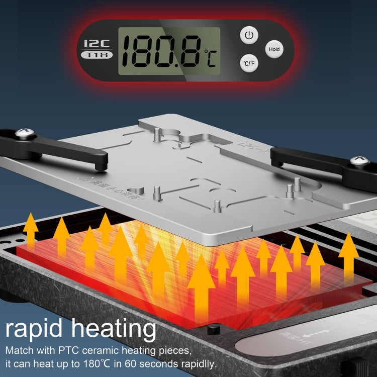 i2C T18 LCD Display PCB Motherboard Layered Desoldering Station For iPhone X-15 Pro Max, US Plug - Repair Platform by PMC Jewellery | Online Shopping South Africa | PMC Jewellery