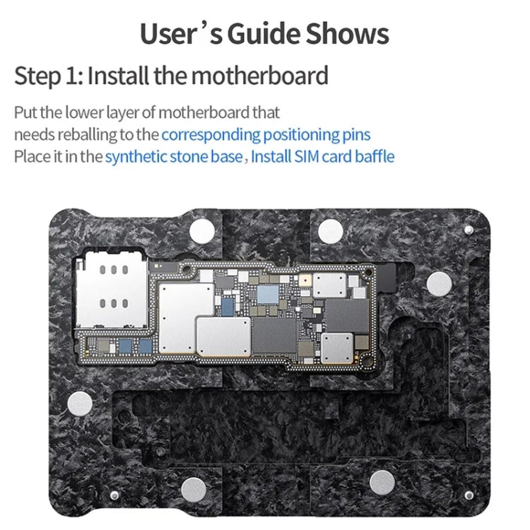 Qianli Magnetic Middle Layer BGA Reballing Platform For iPhone 15 Series - free shipping - PMC TechLife - Order now!