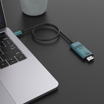 Onten UC982 8K 60Hz USB-C / Type-C to HDMI Video HD Conversion Cable(Pine Green) - Cable & Adapters by Onten | Online Shopping South Africa | PMC Jewellery | Buy Now Pay Later Mobicred