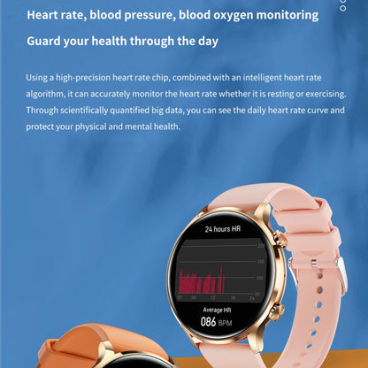 QS40 1.39 inch BT5.2 Smart Sport Watch, Support Bluetooth Call / Sleep / Blood Oxygen / Temperature / Heart Rate / Blood Pressure Health Monitor(Orange) - Smart Watches by PMC Jewellery | Online Shopping South Africa | PMC Jewellery