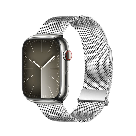 For Apple Watch SE 40mm DUX DUCIS Milanese Pro Series Stainless Steel Watch Band(Silver) - Watch Bands by DUX DUCIS | Online Shopping South Africa | PMC Jewellery