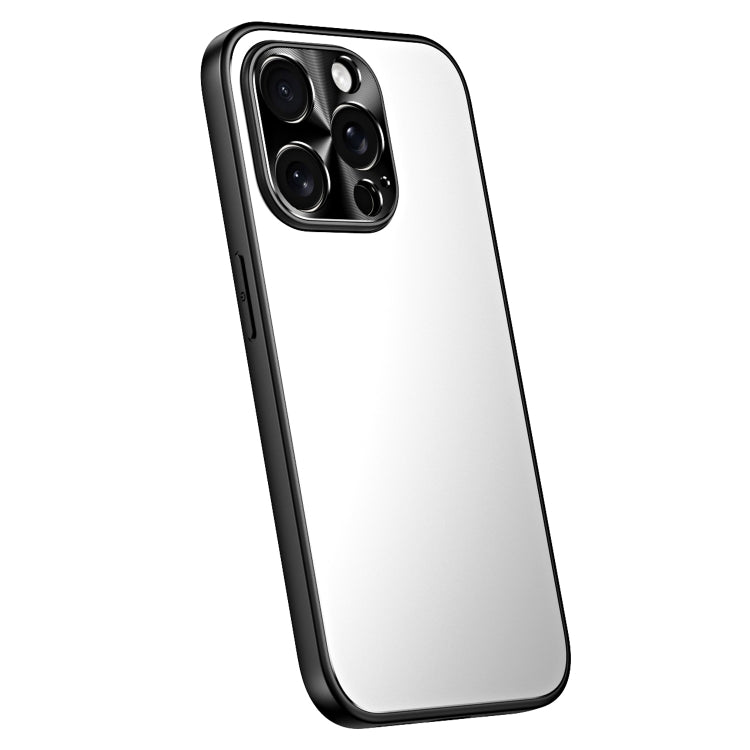 For iPhone 14 Pro R-JUST RJ-61 Electroplating Frosted TPU + PC Phone Case(Silver) - iPhone 14 Pro Cases by R-JUST | Online Shopping South Africa | PMC TechLife