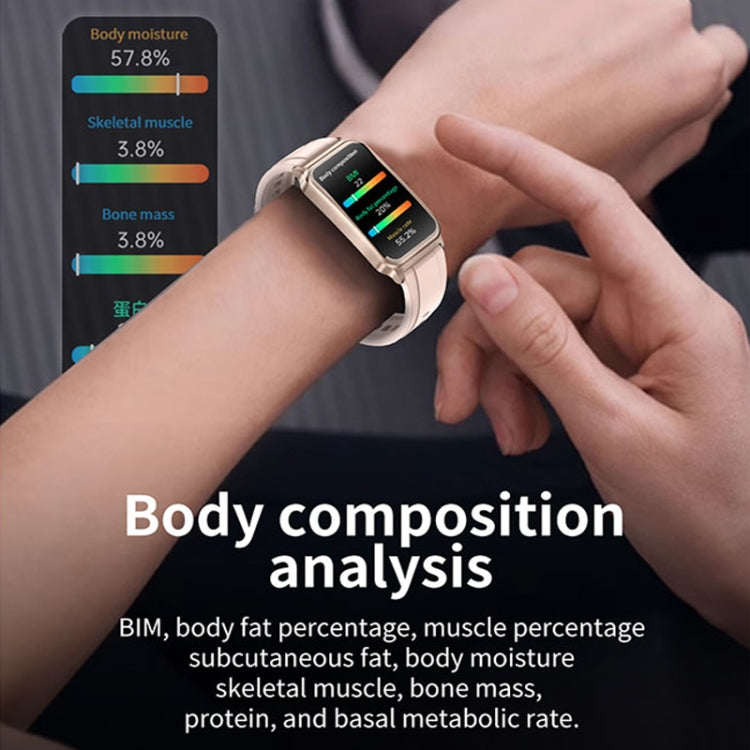 G08 1.4 inch IP67 Waterproof Smart Watch, Support ECG / Blood Glucose / Blood Oxygen Monitoring(Gold) - Smart Wristbands by PMC Jewellery | Online Shopping South Africa | PMC Jewellery
