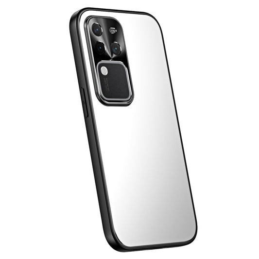 For vivo S18 Pro R-JUST RJ-61 Electroplating Frosted TPU + PC Phone Case(Silver) - S18 Pro Cases by R-JUST | Online Shopping South Africa | PMC Jewellery