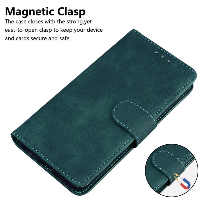 For Google Pixel 9 Pro Skin Feel Pure Color Flip Leather Phone Case(Green) - Google Cases by PMC Jewellery | Online Shopping South Africa | PMC Jewellery | Buy Now Pay Later Mobicred