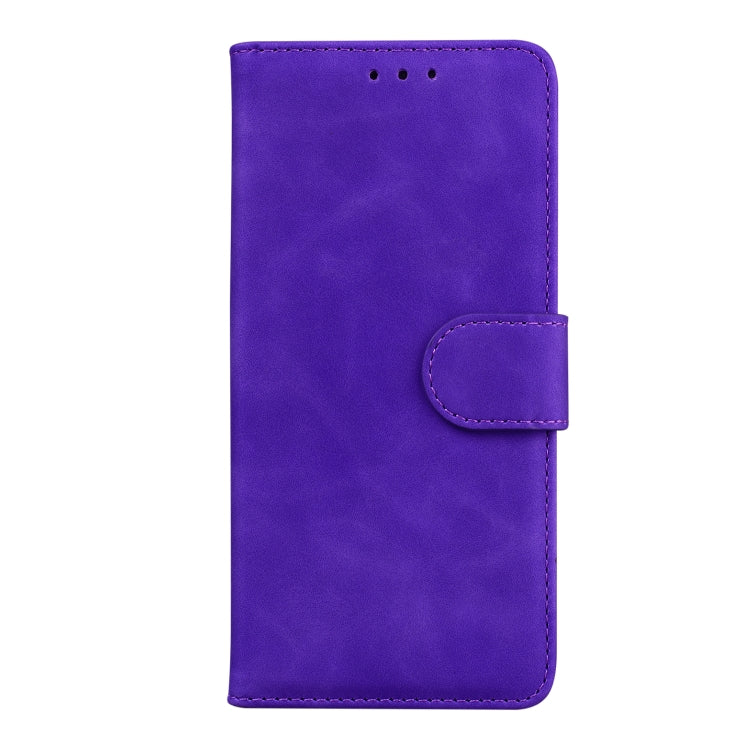 For Google Pixel 9 Skin Feel Pure Color Flip Leather Phone Case(Purple) - Google Cases by PMC Jewellery | Online Shopping South Africa | PMC Jewellery | Buy Now Pay Later Mobicred