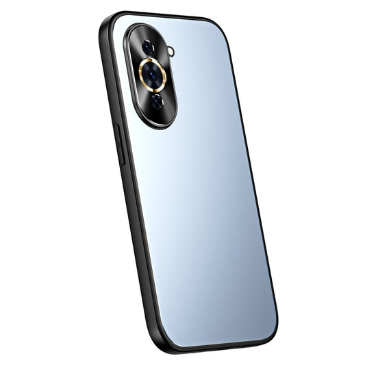 For Huawei nova 10 Pro R-JUST RJ-61 Electroplating Frosted TPU + PC Phone Case(Blue) - Huawei Cases by R-JUST | Online Shopping South Africa | PMC Jewellery