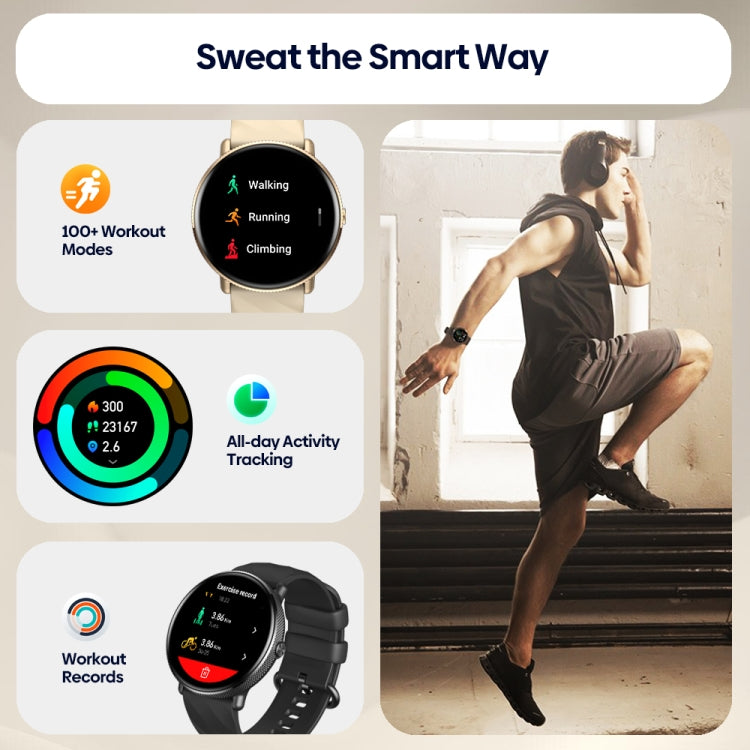 Zeblaze GTR 3 Pro 1.43 inch Screen Voice Calling Smart Watch, Support Heart Rate / Blood Pressure / Blood Oxygen(Gold) - Smart Watches by Zeblaze | Online Shopping South Africa | PMC Jewellery | Buy Now Pay Later Mobicred