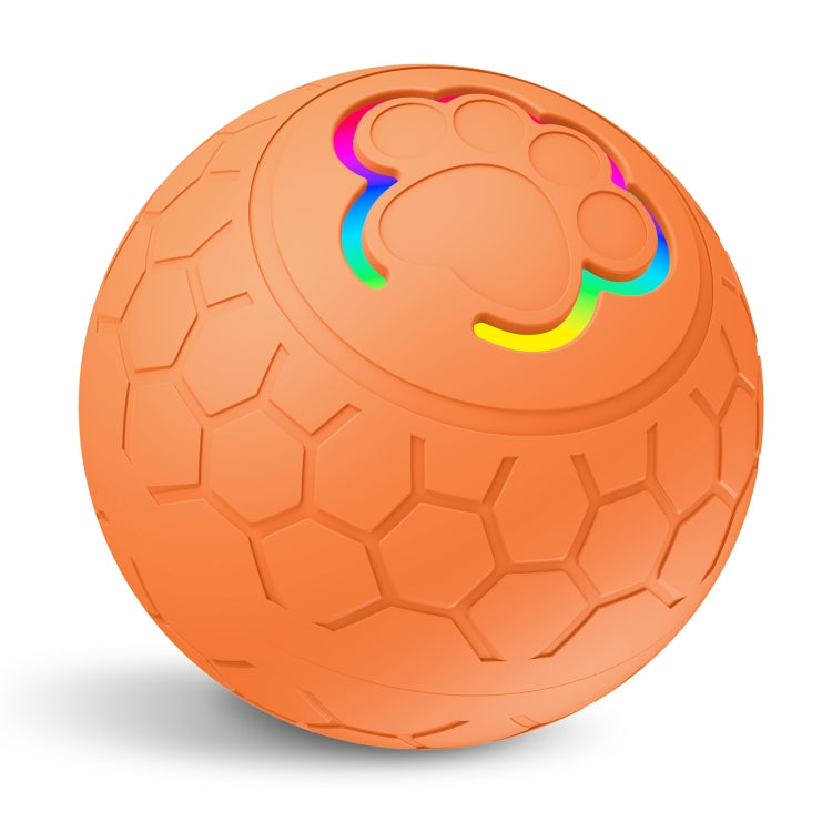 O5 Smart Pet Cat Toy Ball Luminous Yo-Yo Diameter 2.4 inches Standalone Version(Orange) - Rubber Silicone Toys by PMC Jewellery | Online Shopping South Africa | PMC Jewellery