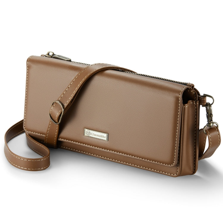 CaseMe Me30 Multi Functional Diagonal Cross Bag Phone Case(Brown) - free shipping - PMC Jewellery - Order now!