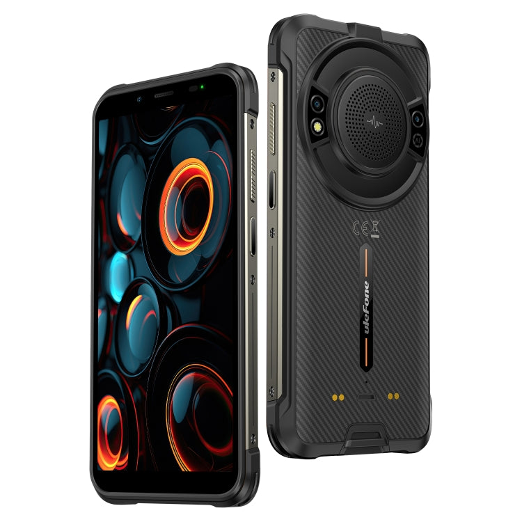 [HK Warehouse] Ulefone Power Armor 16S Rugged Phone, 8GB+128GB, 9600mAh Battery, Side Fingerprint, 5.93 inch Android 13 Unisoc T616 Octa Core up to 2.0GHz, Network: 4G, NFC, OTG(Black) - Ulefone by Ulefone | Online Shopping South Africa | PMC Jewellery