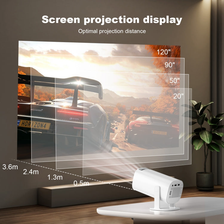 GXMO P30 Android 11 OS HD Portable WiFi Projector, Plug Type:AU Plug(White) - Mini Projector by GXMO | Online Shopping South Africa | PMC Jewellery | Buy Now Pay Later Mobicred