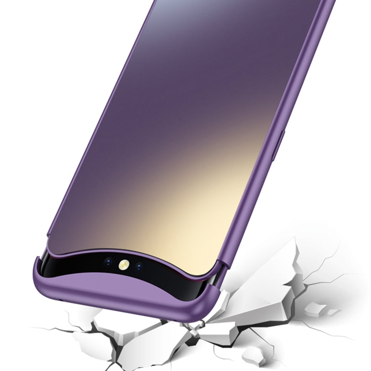 For OPPO Find X GKK AG Craft Skin Feel Magnetic Combination Full Coverage Phone Case(Purple) - OPPO Cases by GKK | Online Shopping South Africa | PMC Jewellery | Buy Now Pay Later Mobicred