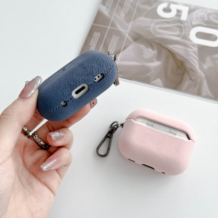 For AirPods 3 Suede Earphone Protective Case(Blue) - For AirPods 3 by PMC Jewellery | Online Shopping South Africa | PMC Jewellery | Buy Now Pay Later Mobicred