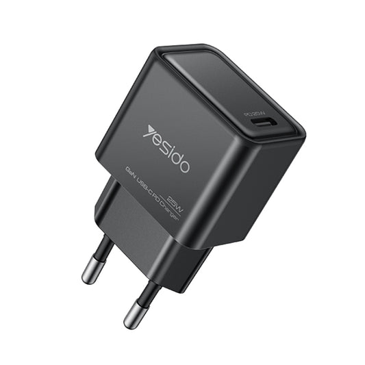 Yesido YC62 PD 25W USB-C/Type-C Interface GaN Fast Charging Charger(EU Plug) - USB Charger by Yesido | Online Shopping South Africa | PMC Jewellery | Buy Now Pay Later Mobicred