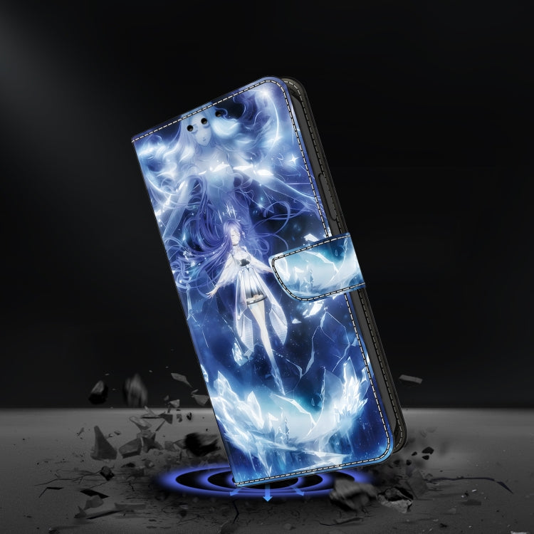 For Google Pixel 9 Pro Crystal Painted Leather Phone case(Magic Fairy) - Google Cases by PMC Jewellery | Online Shopping South Africa | PMC Jewellery | Buy Now Pay Later Mobicred