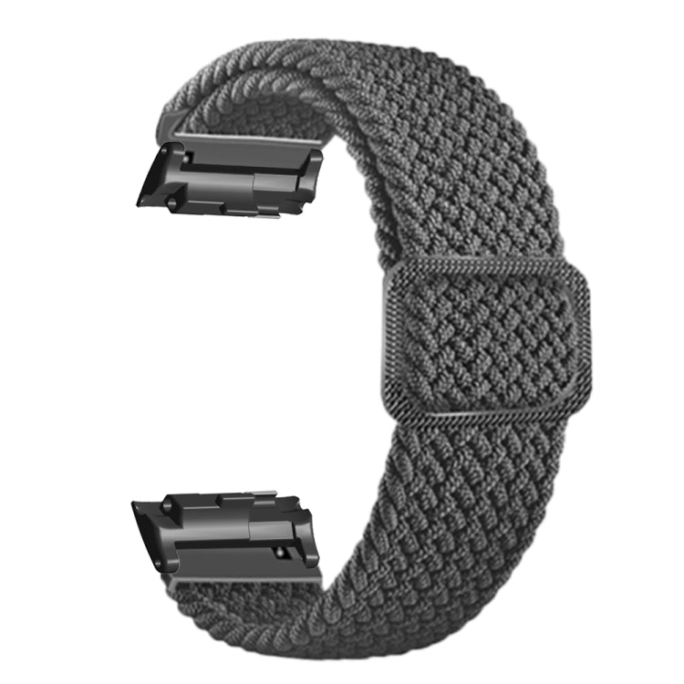 For Huawei Watch D Adjustable Woven Nylon Watch Band(Grey) - Watch Bands by PMC Jewellery | Online Shopping South Africa | PMC Jewellery