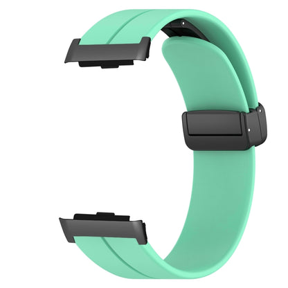 For Huawei Watch D Solid Color Folding Magnetic Buckle Silicone Watch Band(Mint Green) - Watch Bands by PMC Jewellery | Online Shopping South Africa | PMC Jewellery