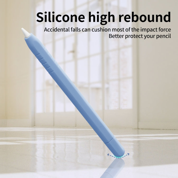 For Apple Pencil (USB-C) Solid Color Silicone Protective Case(White) - Pencil Accessories by PMC Jewellery | Online Shopping South Africa | PMC Jewellery | Buy Now Pay Later Mobicred