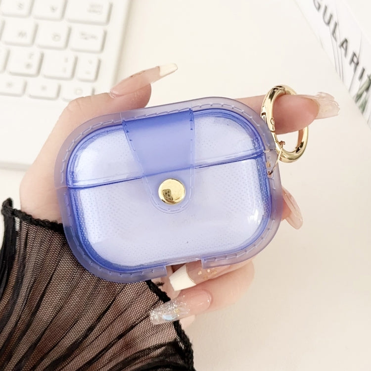 For AirPods Pro 1 Magnetic Clear Armor TPU TWS Earphone Case(Blue) - free shipping - PMC Jewellery - Order now!