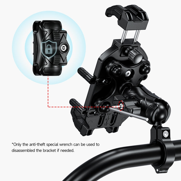 Ulefone Armor Mount Pro AM02 Universal Bicycle Handle Phone Holder(Black) - Holders by Ulefone | Online Shopping South Africa | PMC Jewellery | Buy Now Pay Later Mobicred