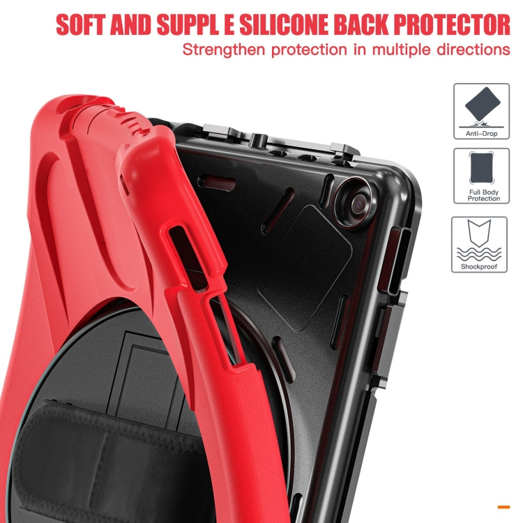 For Amazon Kindle Fire HD10 2023 Silicone Hybrid PC Full Body Tablet Case(Red) - free shipping - PMC TechLife - Order now!