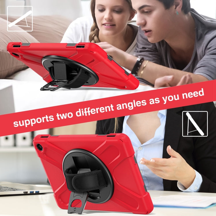 For Amazon Kindle Fire HD10 2023 Silicone Hybrid PC Full Body Tablet Case(Red) - free shipping - PMC TechLife - Order now!
