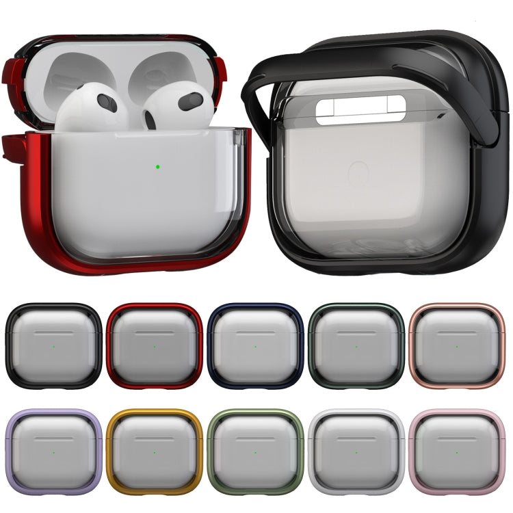 For AirPods Pro 2  TPU Hybrid PC Case with Holder(Purple) - For AirPods Pro 2 by PMC Jewellery | Online Shopping South Africa | PMC Jewellery | Buy Now Pay Later Mobicred