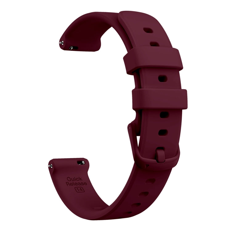 For Garmin Lily 2 Silicone Watch Band Wristband(Wine Red) - Watch Bands by PMC Jewellery | Online Shopping South Africa | PMC Jewellery