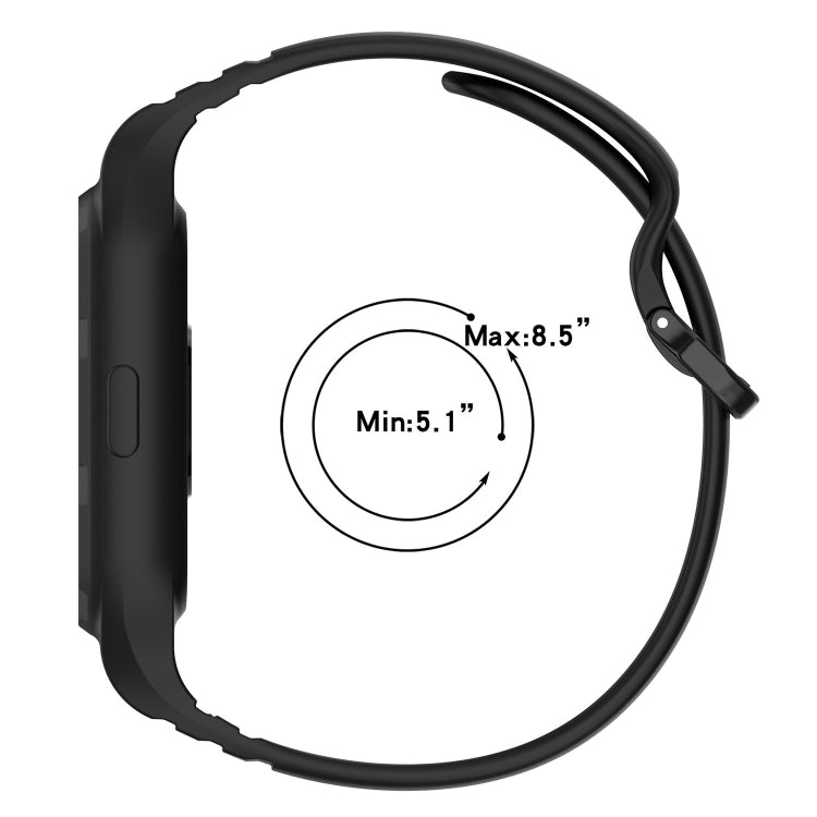 For Xiaomi Mi Band 8 Pro Solid Color Integrated TPU Watch Band(Dark Green) - Watch Bands by PMC Jewellery | Online Shopping South Africa | PMC Jewellery