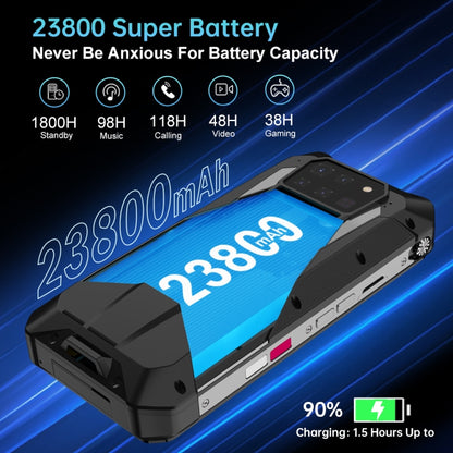 [HK Warehouse] Unihertz Tank 3 Pro 5G / 8849, 16GB+512GB, Projector, 200MP Camera, Night Vision, 23800mAh Battery, 6.79 inch Android 13 Dimensity 8200 Octa Core, Network: 5G(Black) - Other by Unihertz | Online Shopping South Africa | PMC Jewellery | Buy Now Pay Later Mobicred