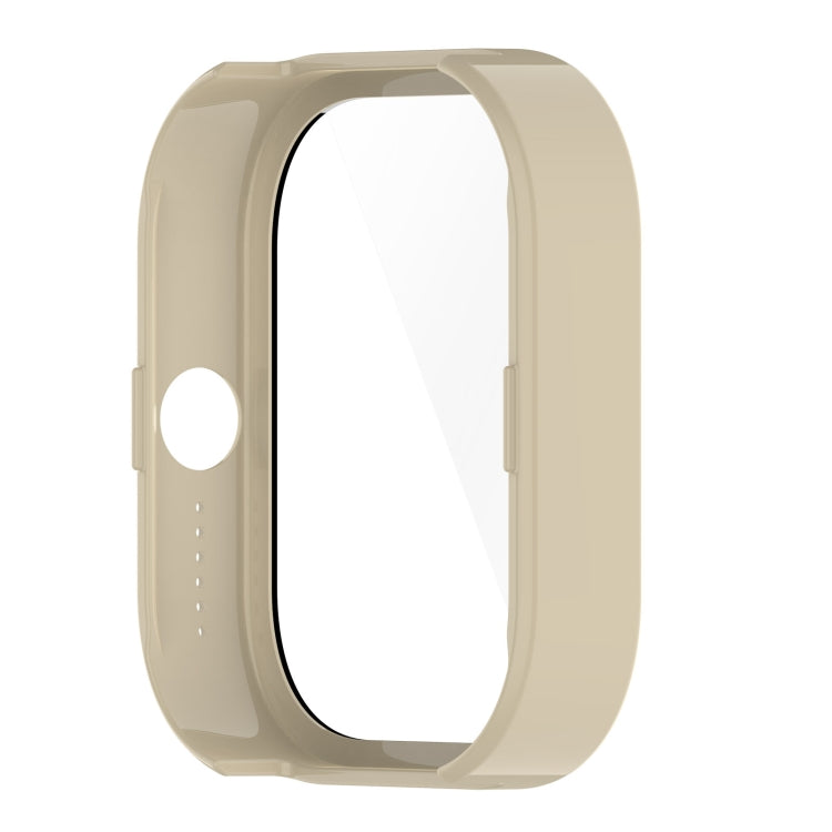 For CMF Watch Pro D395 PC + Tempered Film Integrated Watch Protective Case(Ivory White) - Watch Case by PMC TechLife | Online Shopping South Africa | PMC TechLife