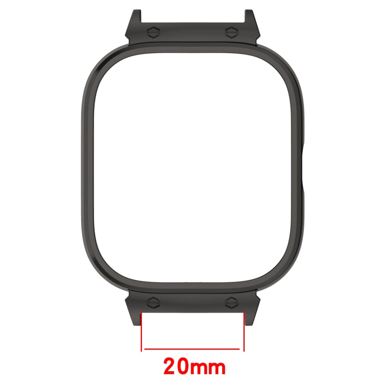 For CMF Watch Pro D395 20mm Metal Frame Watch Protective Case(Gold) - Watch Case by PMC TechLife | Online Shopping South Africa | PMC TechLife