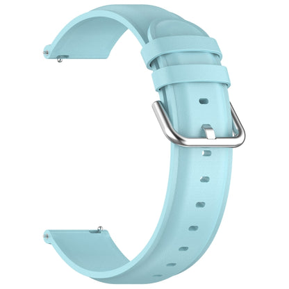 For CMF Watch Pro D395 22mm Round Tail Genuine Leather Watch Band(Light Blue) - Watch Bands by PMC Jewellery | Online Shopping South Africa | PMC Jewellery