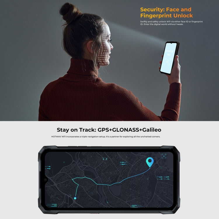 HOTWAV W11 Rugged Phone, 6GB+256GB, Night Vision, 20800mAh, 6.6 inch Android 13 MT8788 Octa Core, Network: 4G, OTG(Cosmic Black) - Other by HOTWAV | Online Shopping South Africa | PMC Jewellery | Buy Now Pay Later Mobicred
