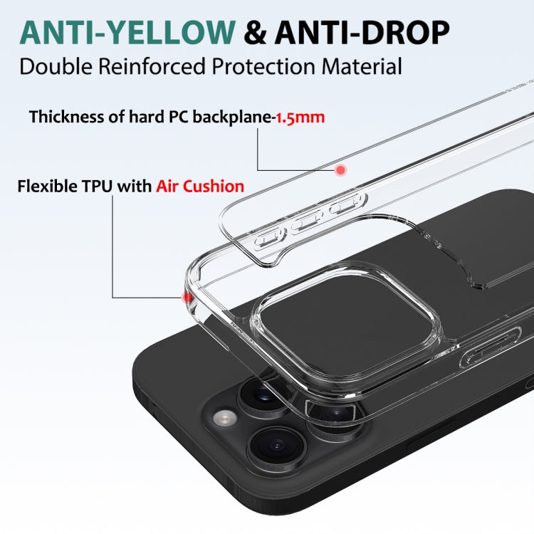 For iPhone 16 Pro Scratchproof Acrylic TPU Phone Case(Transparent) - iPhone 16 Pro Cases by PMC TechLife | Online Shopping South Africa | PMC TechLife | Buy Now Pay Later Mobicred