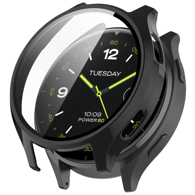 For Xiaomi Watch 2 PC + Tempered Film Integrated Watch Protective Case(Black) - free shipping - PMC TechLife - Order now!