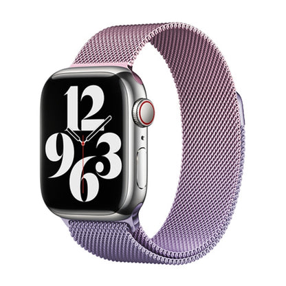 For Apple Watch Series 6 40mm Milan Gradient Loop Magnetic Buckle Watch Band(Pink Lavender) - Watch Bands by PMC Jewellery | Online Shopping South Africa | PMC Jewellery