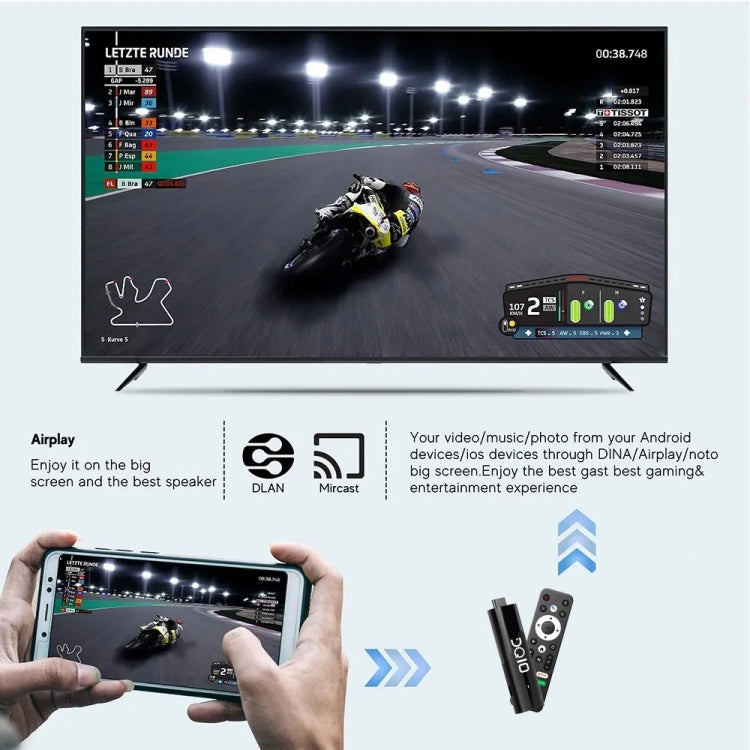 LEMFO DQ10 Allwinner H618 Quad Core ARM Cortex A53 8K HD Android TV Stick, RAM:4GB+32GB(AU Plug) - Android TV Sticks by LEMFO | Online Shopping South Africa | PMC Jewellery | Buy Now Pay Later Mobicred