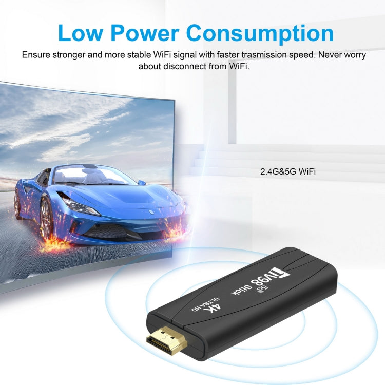 TV98 Rockchip 3228A Quad Core 4K HD Bluetooth Android TV Stick, RAM:4GB+32GB(US Plug) - Android TV Sticks by PMC TechLife | Online Shopping South Africa | PMC TechLife | Buy Now Pay Later Mobicred