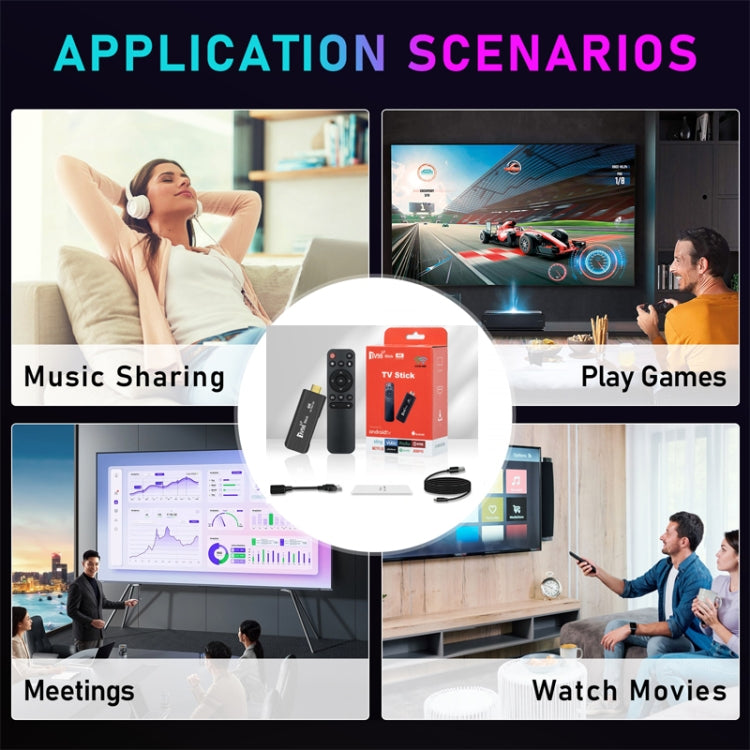 TV98 Rockchip 3228A Quad Core 4K HD Bluetooth Android TV Stick, RAM:4GB+32GB(US Plug) - Android TV Sticks by PMC TechLife | Online Shopping South Africa | PMC TechLife | Buy Now Pay Later Mobicred