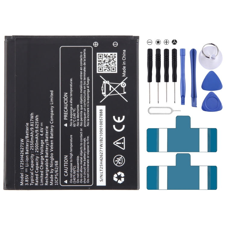 For Wiko SAS U307AS LT25H426271W 2550mAh Battery Replacement - Others by PMC Jewellery | Online Shopping South Africa | PMC Jewellery | Buy Now Pay Later Mobicred
